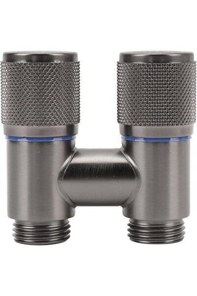 Generic DN15 Male Thread Water Valve with Double Switch Design, 1 Inlet 2 Out...