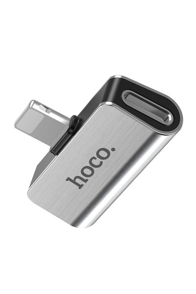 Apple Hoco LS24 Dual Lightning Adapter - αντάπτορας ήχου και φόρτισης για iPh...