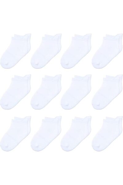 GENERAL 12 Pack Non Slip Kids Toddler Baby Socks with Grips 1-7 Years Boys Gi...