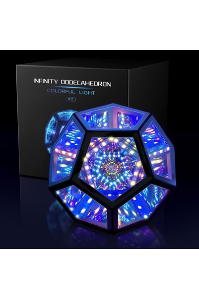 Generic Infinity Mirror Light, RGBW Color Changing Light 3D Hyper Cube Light ...
