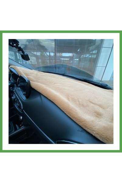 Generic Brand Soft Furry Auto Dashboard Trunk Cover Plush Carpet Brown 130X40...