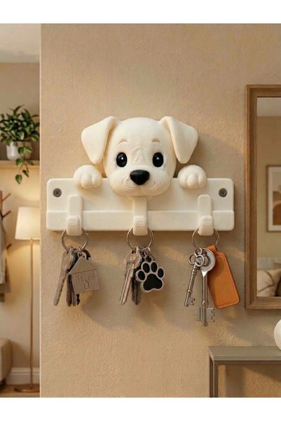 Genel Markalar SEVİMLİ KÖPEK FİGÜRLÜ ANAHTARLIK ASKISI