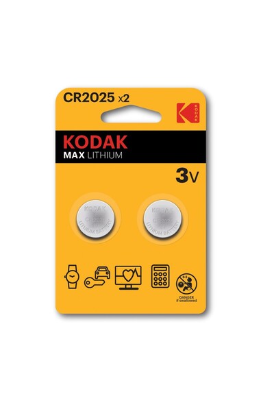 OEM Μπαταρίες λιθίου Kodak CR2025 (2 τεμάχια)