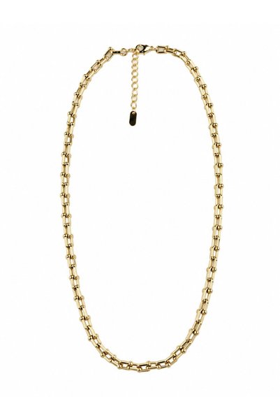 Sacha Accessories Interlocking Gold Chain Necklace