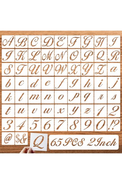 Choice قالب طباعة يدوية صغير للرسم بالفرك مقاس 5*5 سم، أبيض، 65 قطعة من قوالب...