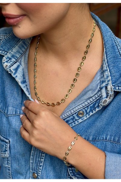Sacha Accessories Marin Chain Gold Bracelet