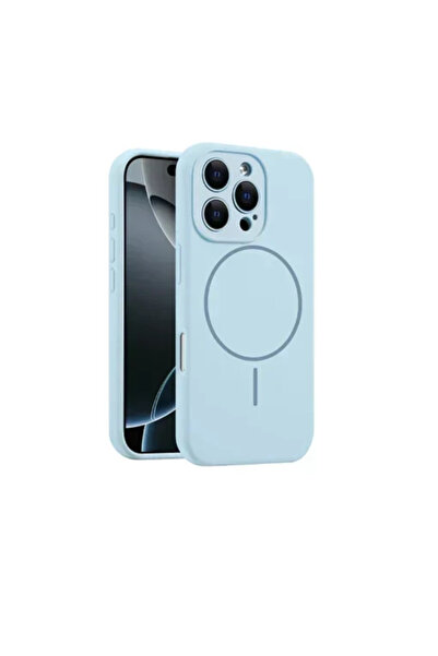 Apple Θήκη σιλικόνης MagSafe για iphone 16 Pro Max - γαλάζιο
