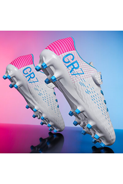 Choice 31 white New Hot Children Football Boots Outdoor Trainers Soccer Shoes...