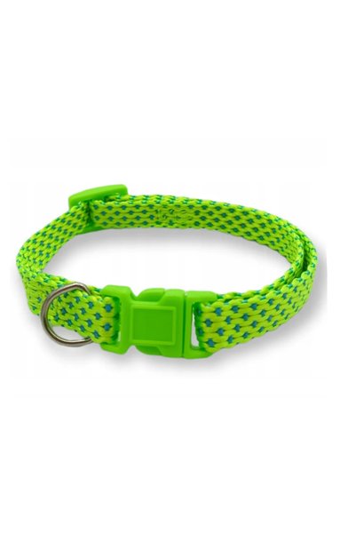 OEM Περιλαίμιο για σκύλους με Polka Dot σχέδιο W1.0*L20-30 εκ. Small σε πράσι...