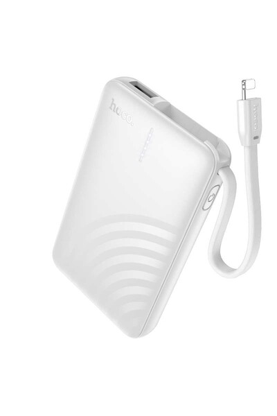 Hoco J134 Strong Power Bank 5000mAh με ενσωματωμένο καλώδιο Lightning (iP Ver...