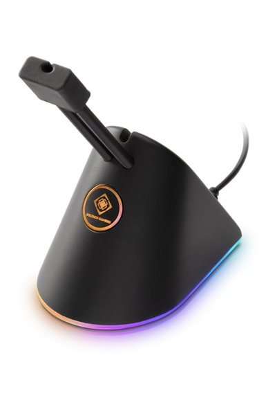 OEM Deltaco Βάση Ποντικιού Μαύρο GAM-044-RGB