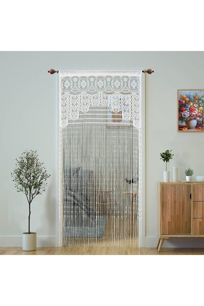 Generic Door String Curtain, Handmade Beaded Entrance Curtain, Elegant Room S...