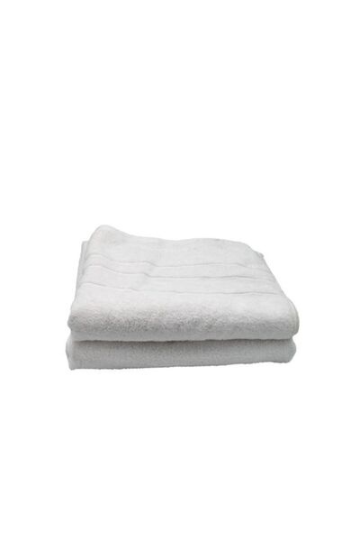 OEM Πετσέτα σώματος Line 70×140εκ λευκή βάρους 550gr/m² Sidirela E-4434