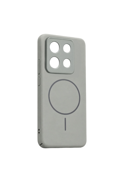 Generic Brand Xiaomi redmi note 13 5g mika pc magsafe cover - grey