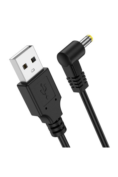 Generic كابل USB إلى DC 4.0 مم × 1.7 مم بطول 3 أقدام، موصل USB A ذكر إلى قابس...