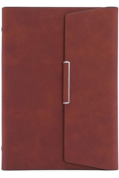 Generic A5 3-Folds Loose-Leaf Notebook Business Office Diary 235 * 175mm (Black)