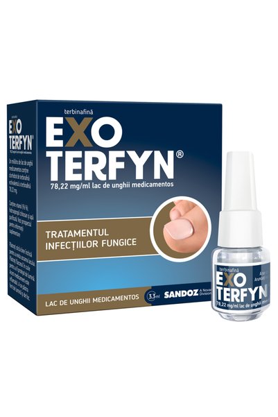 Sandoz Exoterfyn medicated nail lacquer, 3.3 ml,