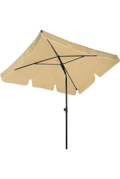 STILISTA Umbrela de terasa, 200 x 125 cm, crem