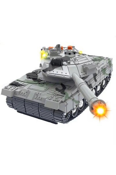 OEM Παιδικό στρατιωτικό τάνκ SDS-27047 σε γκρι χρώμα