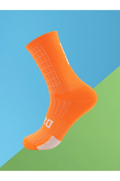 Choice جوارب M Orange الاحترافية لركوب الدراجات، جوارب ضاغطة قابلة للتنفس للر...