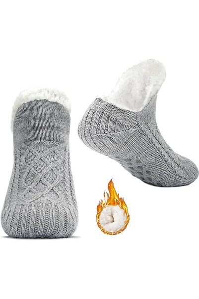 Goodern Fluffy Fleece Slipper Socks,Unisex Winter Home Fuzzy Slipper Non Slip...