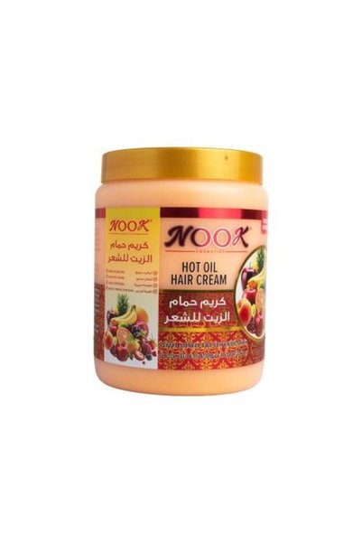 Nook كريم زيت الشعر الساخن بخلاصة الفواكه المختلطة 1000 مل