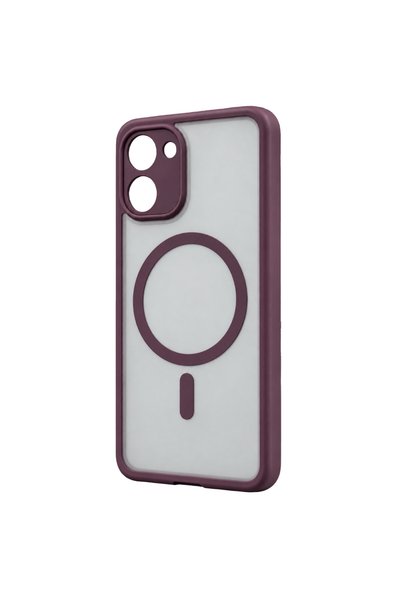 OtoTech غطاء لوجي ماج سيف لهاتف شاومي بوكو X8 برو - أحمر داكن