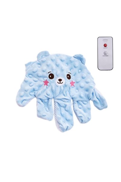 Choice Blue Baby Electric Soothing Palm Baby Sleep Aid Remote Control Simulat...