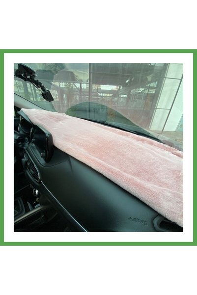 Generic Brand Soft Furry Auto Dashboard Trunk Cover Plush Carpet Powder Pink ...