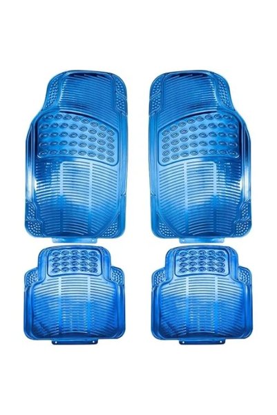 OEM Σετ πατάκια αυτοκινήτου 4 τεμάχια μπλε Kmt Style 2000118