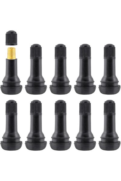 Generic صمامات إطارات مطاطية TR413 قابلة للتركيب، بديل متين، صمامات إطارات لل...