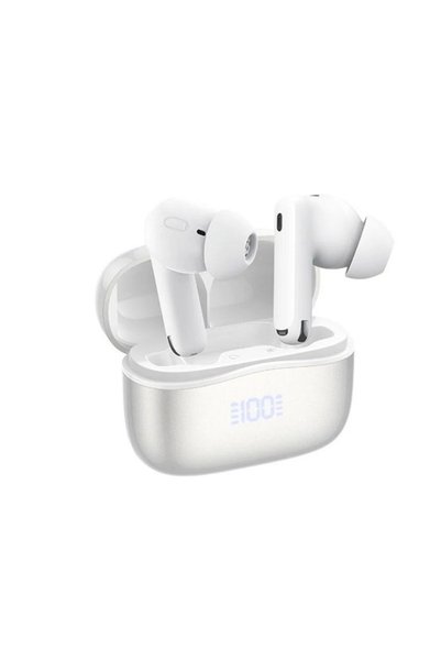 Remax Cozypods JZ01 ασύρματα ακουστικά Bluetooth με ANC και ENC σε λευκό χρώμα