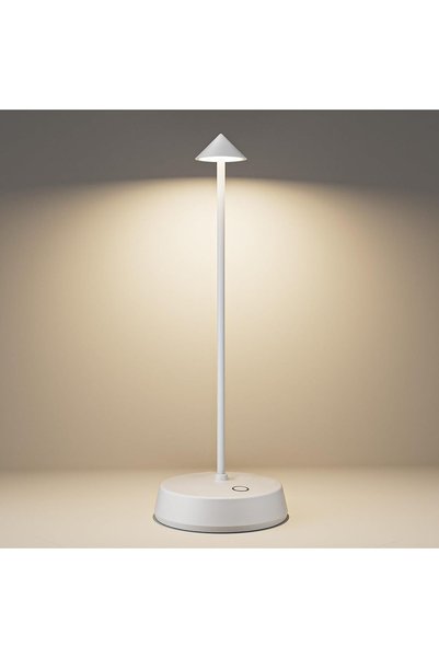 Generic مصباح طاولة لاسلكي يعمل باللمس، قابل لإعادة الشحن، يعمل بالبطارية LED...