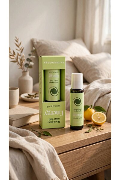 ORCHARD Title: ENERGY Aromatherapy Roll-on with Citrus Oil 10 ml - Mood Boost...