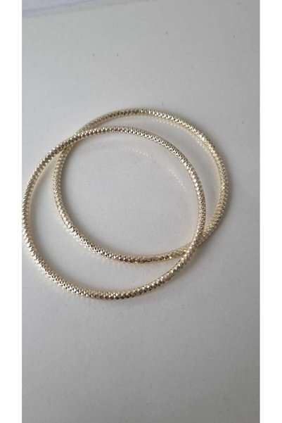 CM Sarayca Jewels,İkili Simli Ajda Bilezik