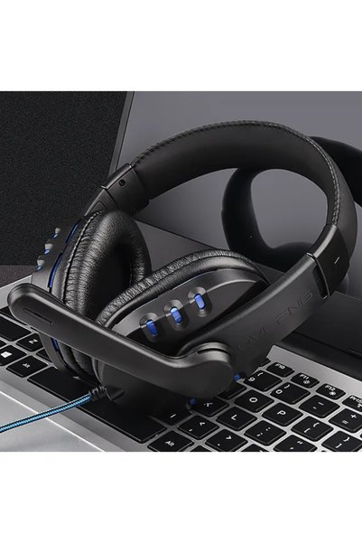 OEM Ενσύρματα HiFi ακουστικά με μικρόφωνο και USB σύνδεση OVLENG P3