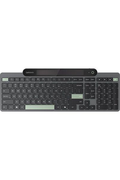 LENOVO Πληκτρολόγιο Οικιακό/Γραφείου Bluetooth Αγγλικό (US) Μαύρο, Πράσινο - ...