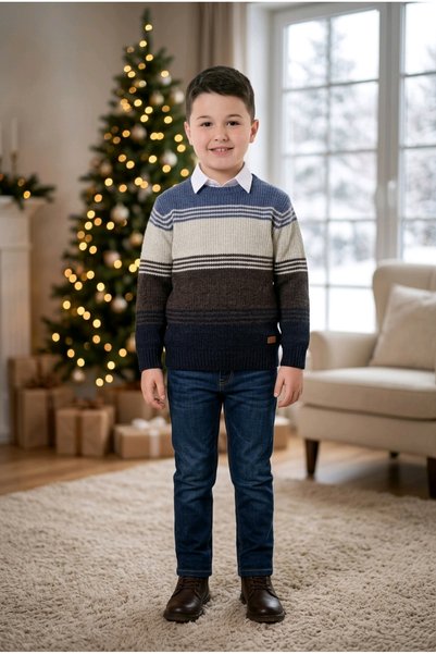 Mo Kids Pulover tricotat