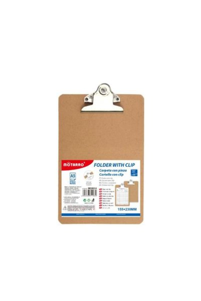 OEM Πινακίδα 155x230mm για Α5 με πιάστρα από χαρτόνι Motarro MQ002-6