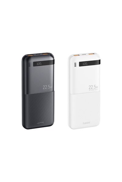Remax Power Bank 10000mAh 22.5W με 2 θύρες USB-A και θύρα USB-C RPP-71