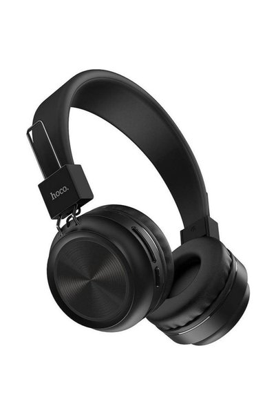 Hoco W25 Promise On-Ear Bluetooth ακουστικά σε μαύρο χρώμα