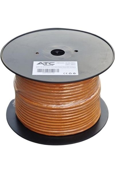 ATC Κουλούρα SFTP CAT7 CCA PVC Πορτοκαλί 100μ - (ATC-107)