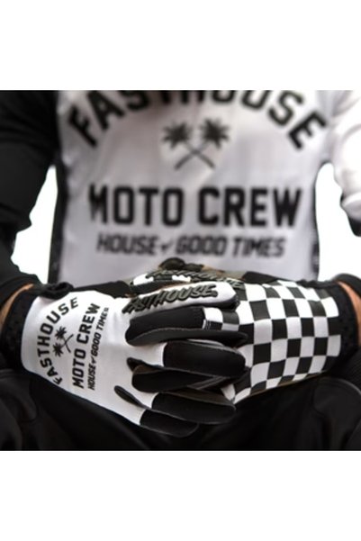 Choice M white FH MX Gloves Touch Screen Motocross Glove Moto Riding Bike Glo...