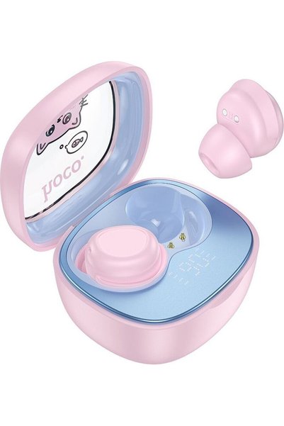Hoco EW111 Kids In-ear Bluetooth Handsfree ακουστικά με θήκη φόρτισης σε ροζ ...