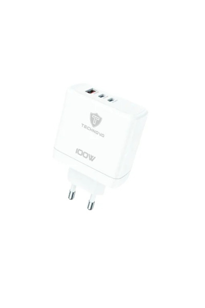 OEM Αντάπτορας γρήγορης φόρτισης 100W A+C+C TN-C030 σε λευκό χρώμα