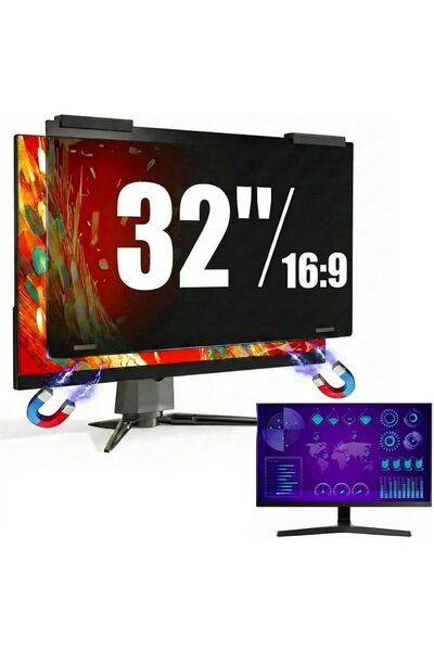 Generic Magnetic Computer Privacy Screen Shield-24/27/32 inch, Hanging Anti G...