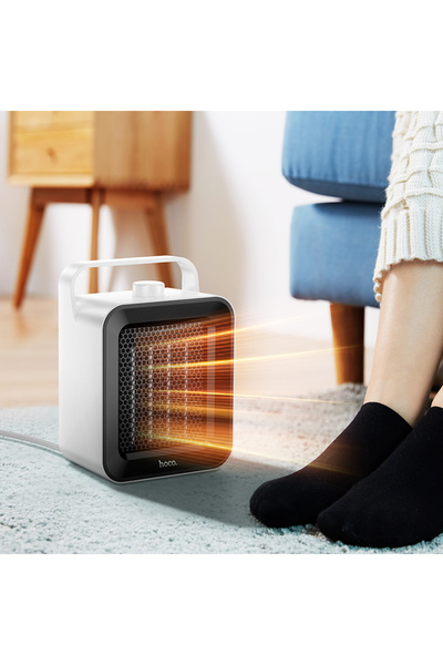 Hoco Αερόθερμο κεραμικό 1500W λευκό HX24