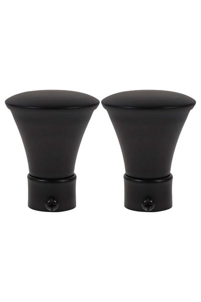Generic Brand 2 bucăți Capete decorative de înlocuire pentru bare de perdea, ...