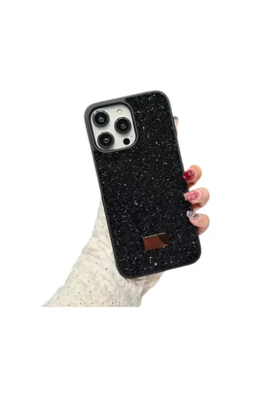 Apple Προστατευτική θήκη για iPhone 11 με γκλίτερ σε μαύρο χρώμα