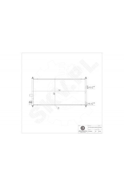 ESEN SKV Radiator aer condiționat Nissan Almera cu uscător 92100BU000
